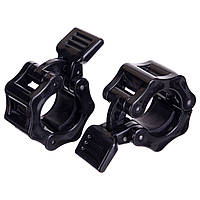 Замки (2шт) Lock-Jaw PRO з фіксатором для грифа 25мм Record TA-4600-25 (пластик, ціна за 2 шт.)