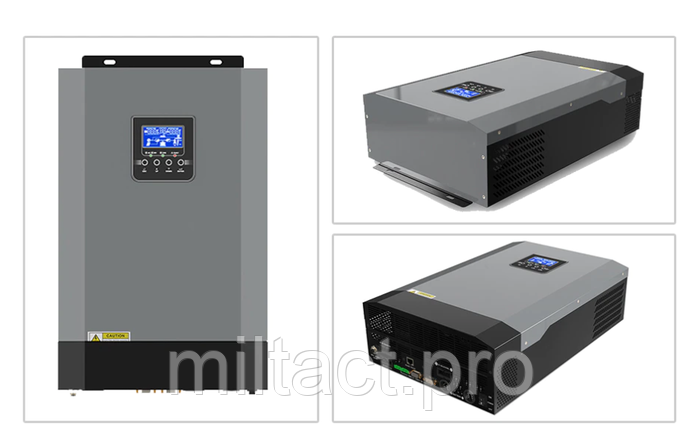 Гибридный солнечный инвертор MPPT на 5.5кВт (макс 6кВт) 48в 110А с ...