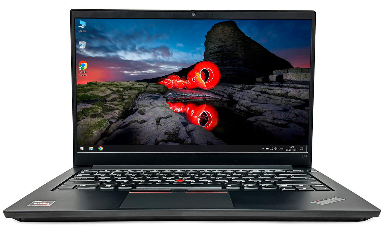 Ноутбук Lenovo ThinkPad E14 Gen 2: Ryzen 5 4650U / RAM 16 ГБ / AMD Radeon™ Graphics / SSD 256 ГБ / 14" IPS