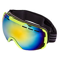 Гірськолижні окуляри SPOSUNE HX008 (TPU,подвійні лінзи,PC,антифог,колір лінз-червоний,кольори в асортименті)
