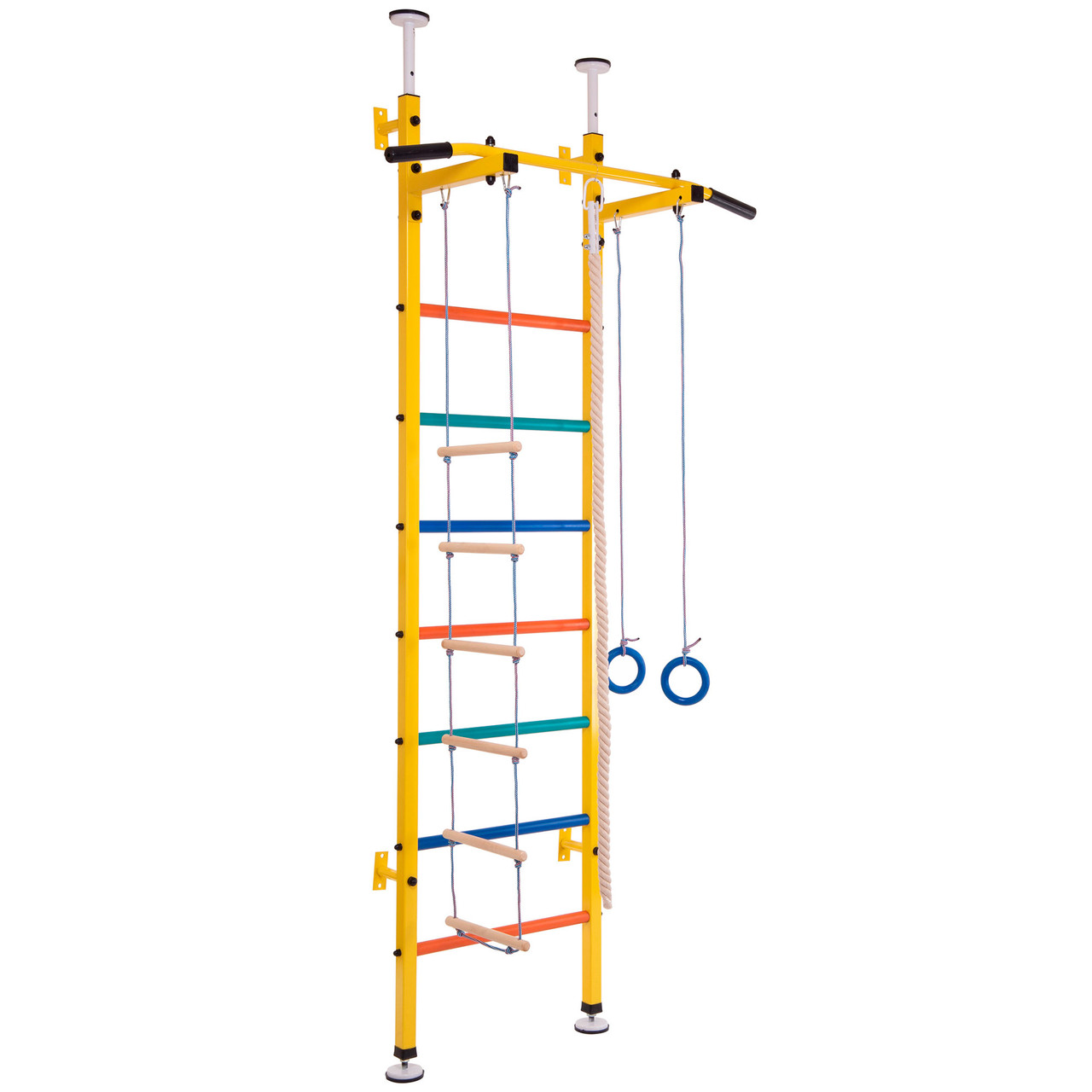 Шведська стінка з турніком Кіндер L-4006 (СТК) (метал, пластик, 66х217х76 см, кольори в асортименті), фото 1