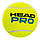 Мяч для большого тенниса HEAD (4шт) 571034 PRO (в вакуумной упаковке, салатовый), фото 4