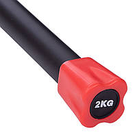 Body Bar Бодібар Zelart 2кг FI-1251 - 2 (l-1,22 м, d-30мм, метал, неопрен, PU)