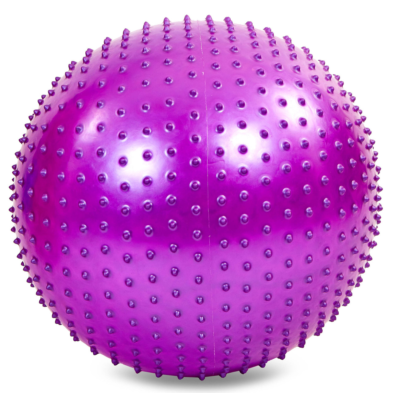 М'яч для фітнесу (фітбол) масажний 55см Zelart FI-1986-55 (PVC, 900г кольору, в асор,ABS технолог)