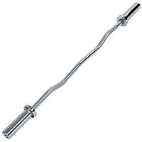 Гриф для штанги Олімпійський W-подібний TA-5721-1 (l-1,2 м,рук.d-50мм,гр.d-25мм,8кг,без замків)OB-47C