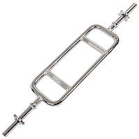 Гриф для штанги Класичний з паралельним хватом TA-8048 (l-0,86 м, d-25мм, вага 5кг, замок гайковий)