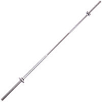 Гриф для штанги Класичний прямий SC-80123 (TA-8068) (l-1,8 м, d-28мм, вага 8,5 кг, замок гайковий)