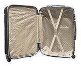 Валіза пластикова MILANO BAG 147 середня 65 см чорна, фото 6