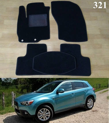 Ворсові килимки на Mitsubishi ASX '10-, фото 1