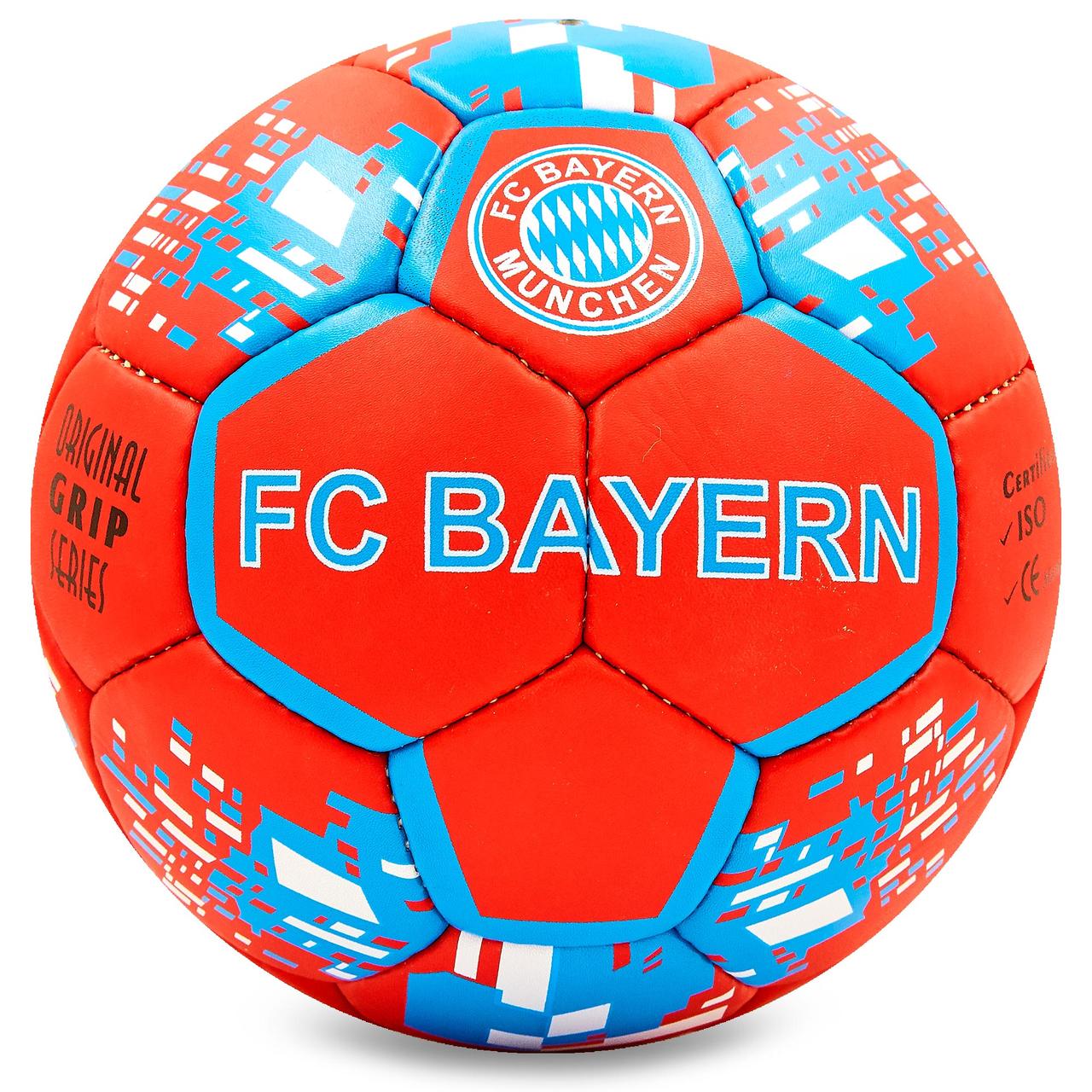 М'яч футбольний №5 Гриппи 5сл. BAYERN MUNCHEN FB-6691 (№5, 5 сл., зшитий вручну)