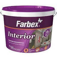 Фарба інтер’єрна високоякісна ВДА ""Interior"", біла матова, ТМ Farbex -1,4 кг