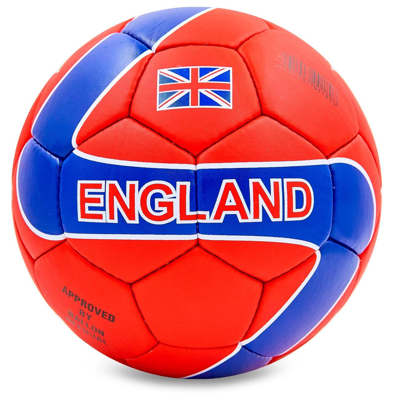 М'яч футбольний №5 Гриппи 5сл. ENGLAND FB-0047-756 (№5, 5 сл., зшитий вручну)
