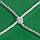 Сітка для волейболу Премиум15 SO-0943 (PP 2,5 мм, р-р 9x0,9м, осередок 15х15см, з метал. тросом), фото 7