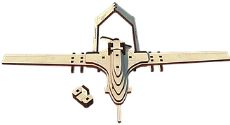 Деревяний конструктор Байрактар