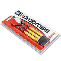 Дротики для гри в дартс циліндричні PROBRASS BC106 (сталь, 3шт.,+3хвост,+3опер)