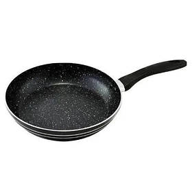 Сковорода Unique UN-5155 з мармуровим антипригарним покриттям 26см Black (3_03073)