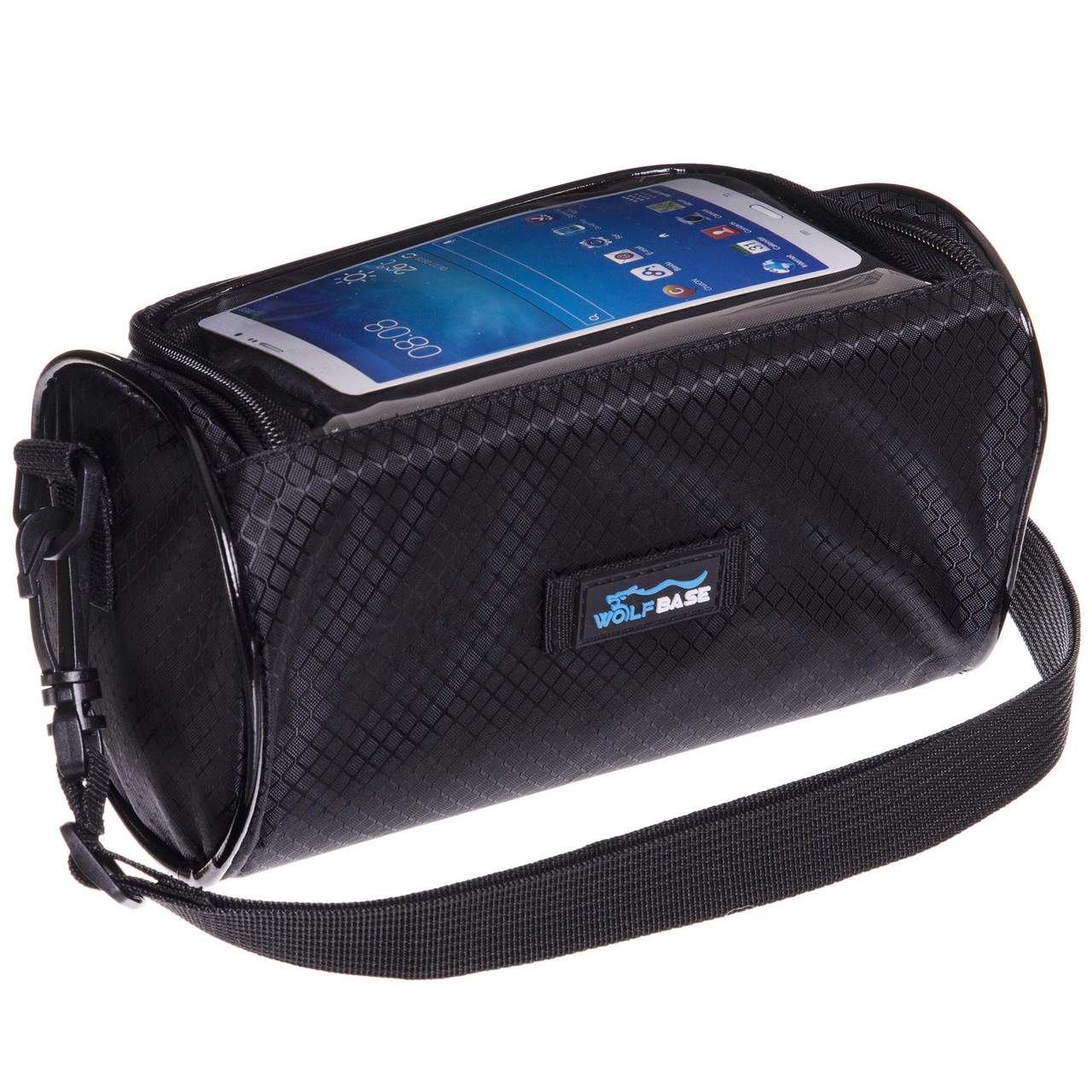 Сумка на раму велосипеда TQ-1003L (PL, р-р 12,5x12,5x22см, черный)