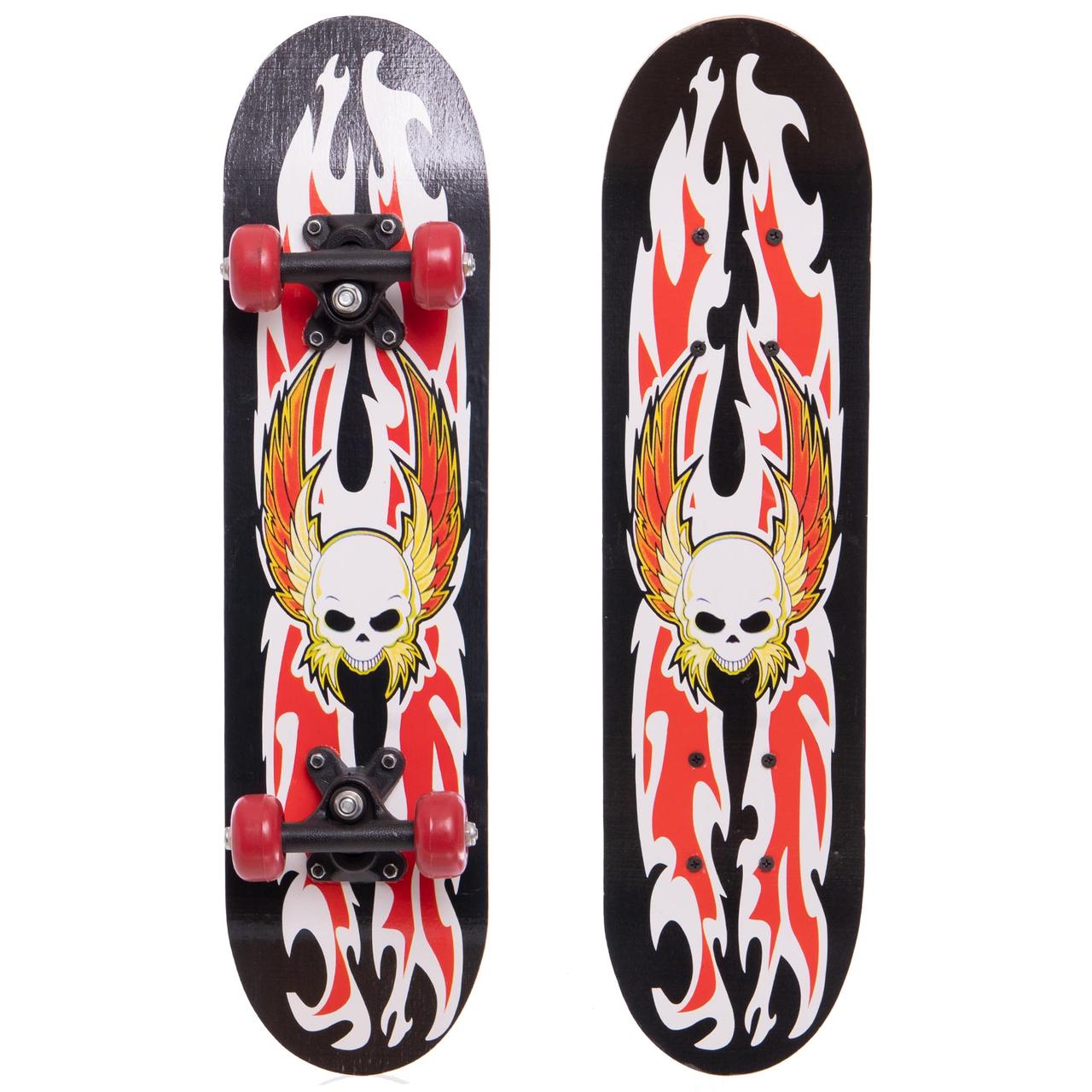 Скейтборд Mini в зборі (роликова дошка) SK-4932 (колесо-PVC, р-р деки 60х15х1,2см, 808Z, пласт.під)