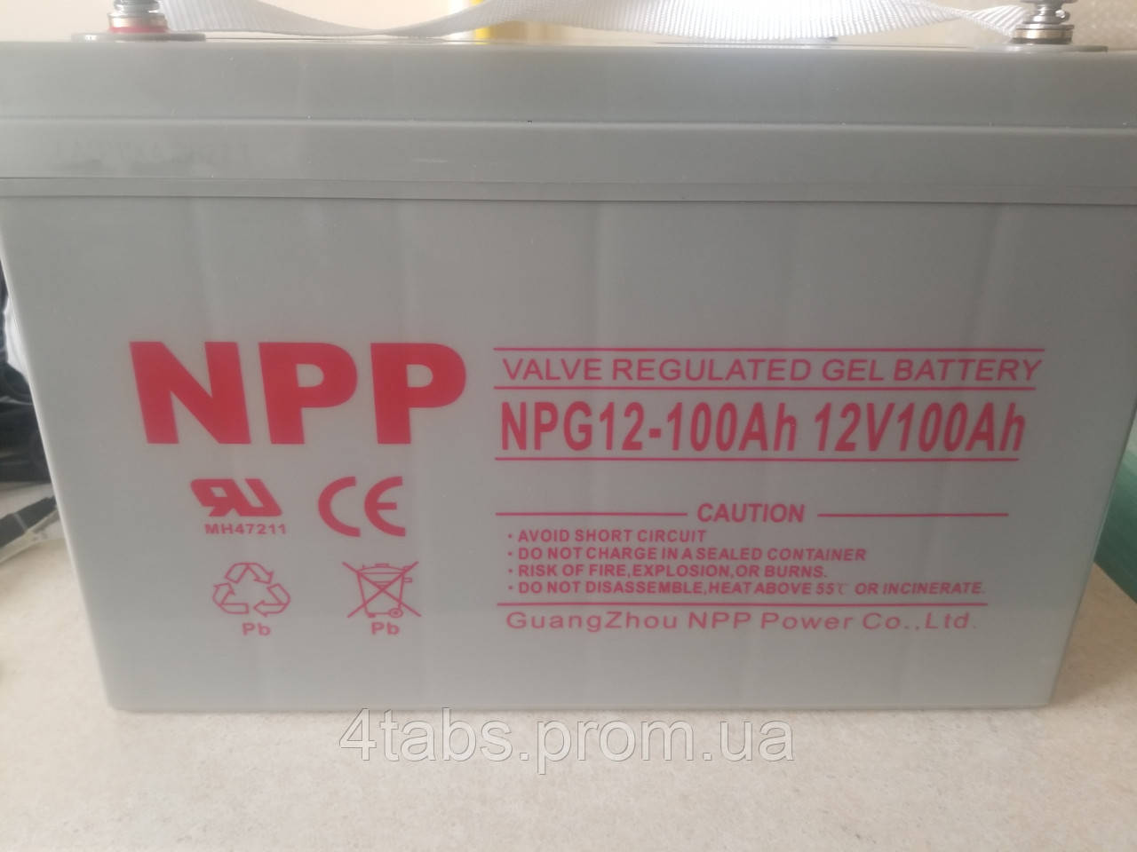 Акумулятор гелевий NPP Cell  NPG12-100Ah