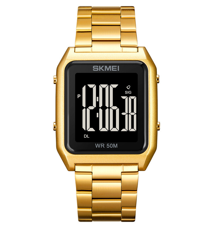 Годинник чоловічий наручний SKMEI 1879 золотий