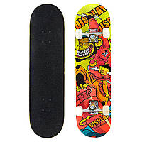 Скейтборд в зборі (роликова дошка) SK-0315 (колесо-PU, р-р деки 78х20х1,2см, АВЕС-7, кольори в асортименті)