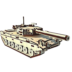 Деревяний конструктор  танк Леопард