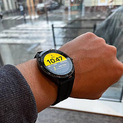 Смарт-годинник Smart Watch чоловічий металевий KUMI GW16T спортивний фітнес смарт годинник чорний