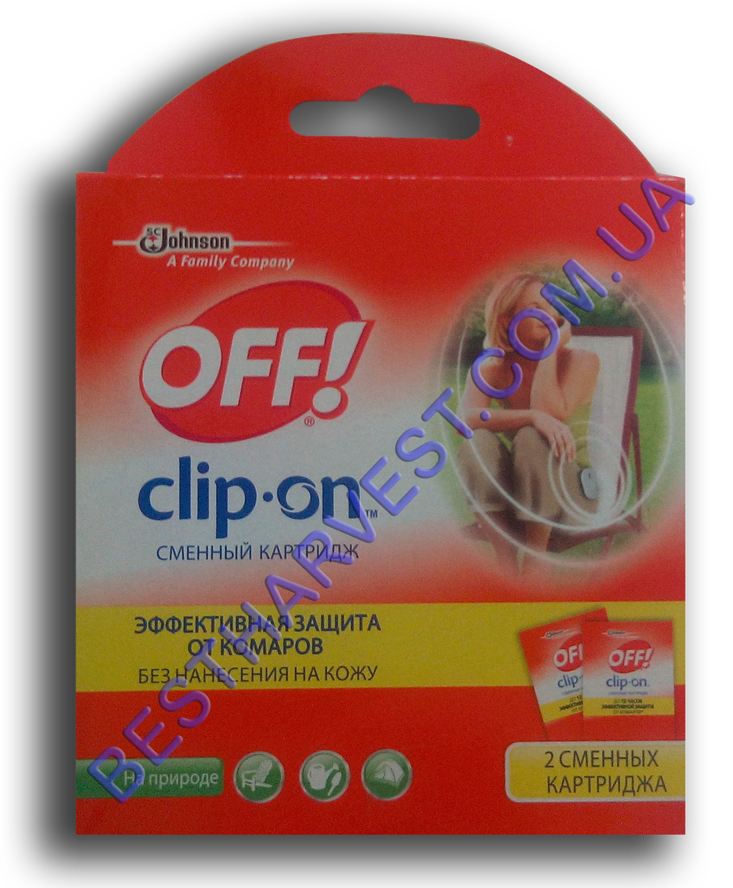 OFF! Clip-ON змінний картридж (2шт), без запаху