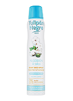 Дезодорант-спрей "Хлопок и Тальк" - Tulipan Negro Cotton & Talc Body Deo Spray, 200 мл