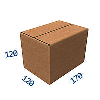 Картонная коробка / Гофроящик 170*120*120 (четырехклапанная)