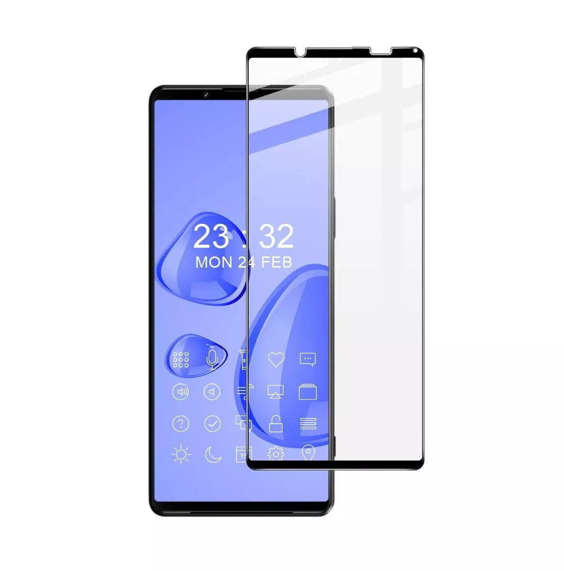 Захисне скло Dux Ducis 5D Full Glue для Sony Xperia 10 IV Black (0.33 мм), фото 1