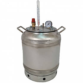 Автоклав фланцевий ЛАН на 16 банок (із нержавіючої сталі)