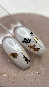 Гель-фарба Dark для дизайну Black gel paint чорна, 5 грам