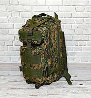 Рюкзак на дві лямки місткий похідний для військовослужбовців тактичний, для риболовлі та полювання універсальний