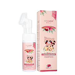 Пінка-мус для вмивання Sersanlove Peach Amino Acid Cleanser Mousse зі щіткою 150 мл