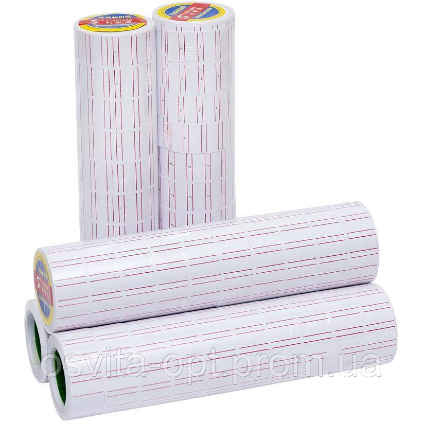 Цінник для этикет-пістолета "білий" 500 штук - фото 1 - id-p1871454040