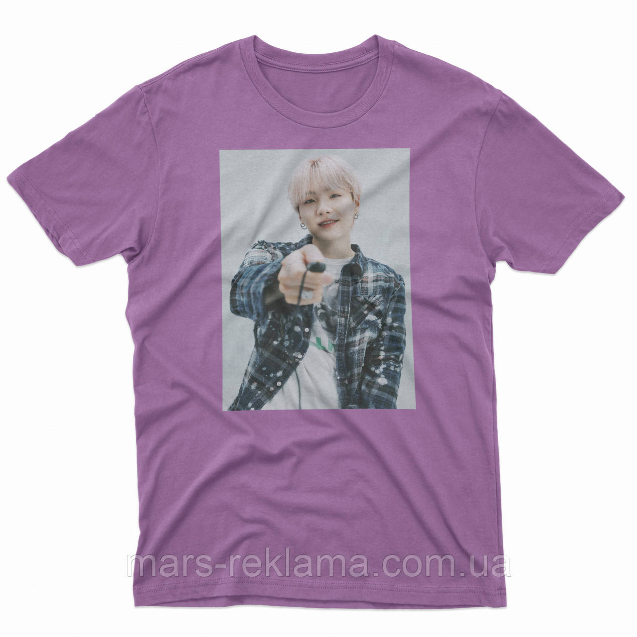 Футболка з принтом BTS