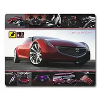 Коврик для мыши Pod Mishkou Mazda Black Red