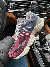 Чоловічі кросівки New Balance 9060 Burgundy Navy Blue ALL10582, фото 6