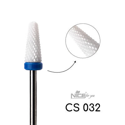 Фреза керамічна Nice for you КОНУС CS032 Синій