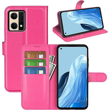 Чохол-книжка Litchie Wallet для Oppo Reno 7 4G / F21 Pro 4G Rose