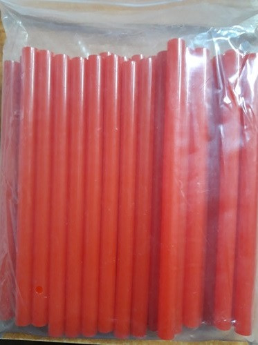 Клей сухий 1218 для термо пістолета, КРАСНИЙ 0,7 см 18 см, 1 кг