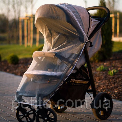 Москітна сітка на візок, біла A0445, фото 1