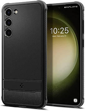 Чохол Spigen для Samsung Galaxy S23 - Rugged Armor, Matte Black (ACS05711)