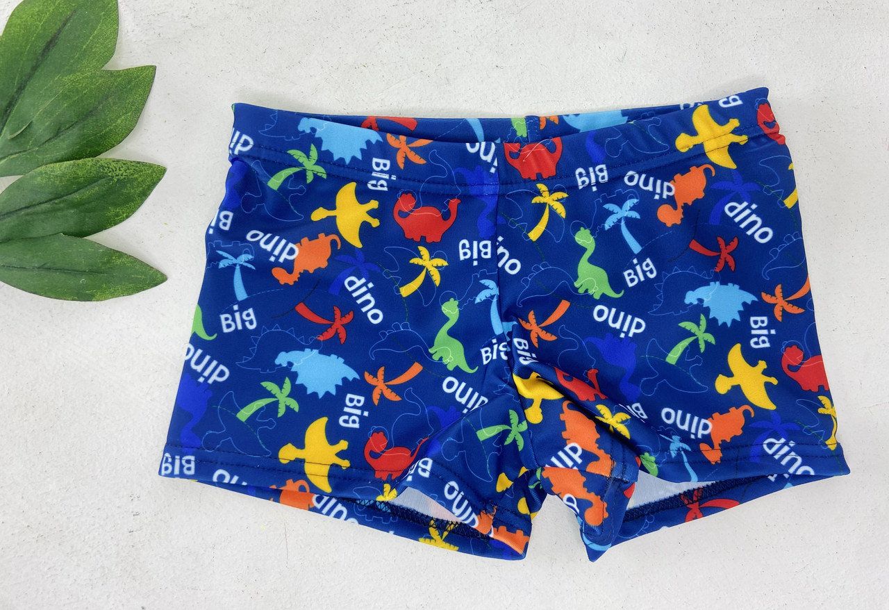 Плавки-шорти сині Dino short для хлопчиків Keyzi Польща розмір 110 (5 років)