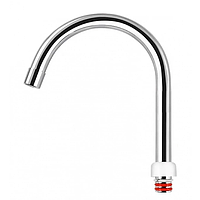 Хромований гусак (вилив) на електрокран