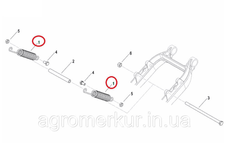 Пружина A139432561 Kverneland