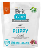 Корм для цуценят усіх порід Brit Care Dog Hypoallergenic Puppy з ягням 1 кг