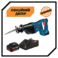 Аккумуляторная сабельная пила Bosch GSA 18V-LI (18В, 4Ач) Топ 3776563