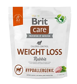 Корм для собак із зайвою вагою Brit Care Dog Hypoallergenic Weight Loss з кроликом 1 кг